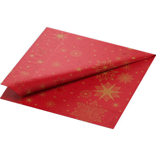 Tissueservett 40x40cm Stargazing Red 3-lagers 1000st