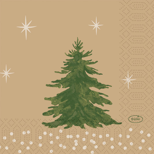 Servett 3-lag 24x24cm Humbles trees 1000st