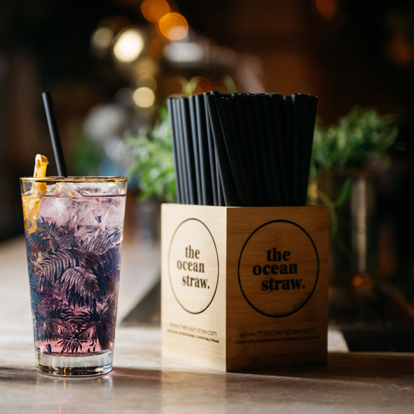 Sugrör bar Svart 500st