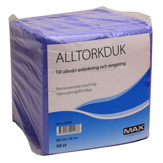 Alltorkduk Max Blå 50st