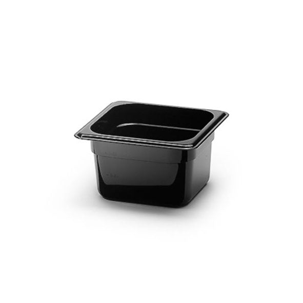 Kantin Polycarbonat Svart GN1/6 100mm