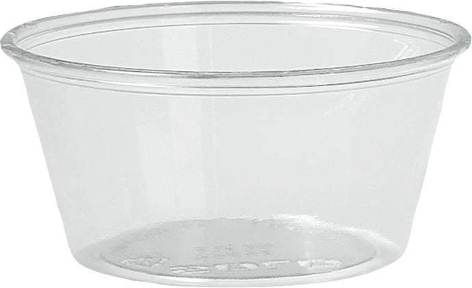 Bägare plast 60ml 2500st Transparent