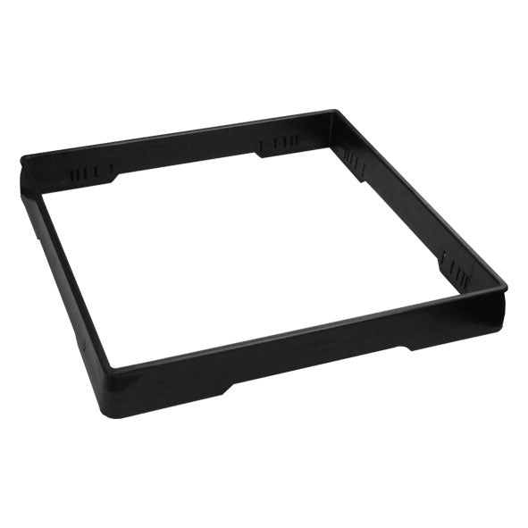 Förhöjningsram till Diskkorg 50x6cm Svart